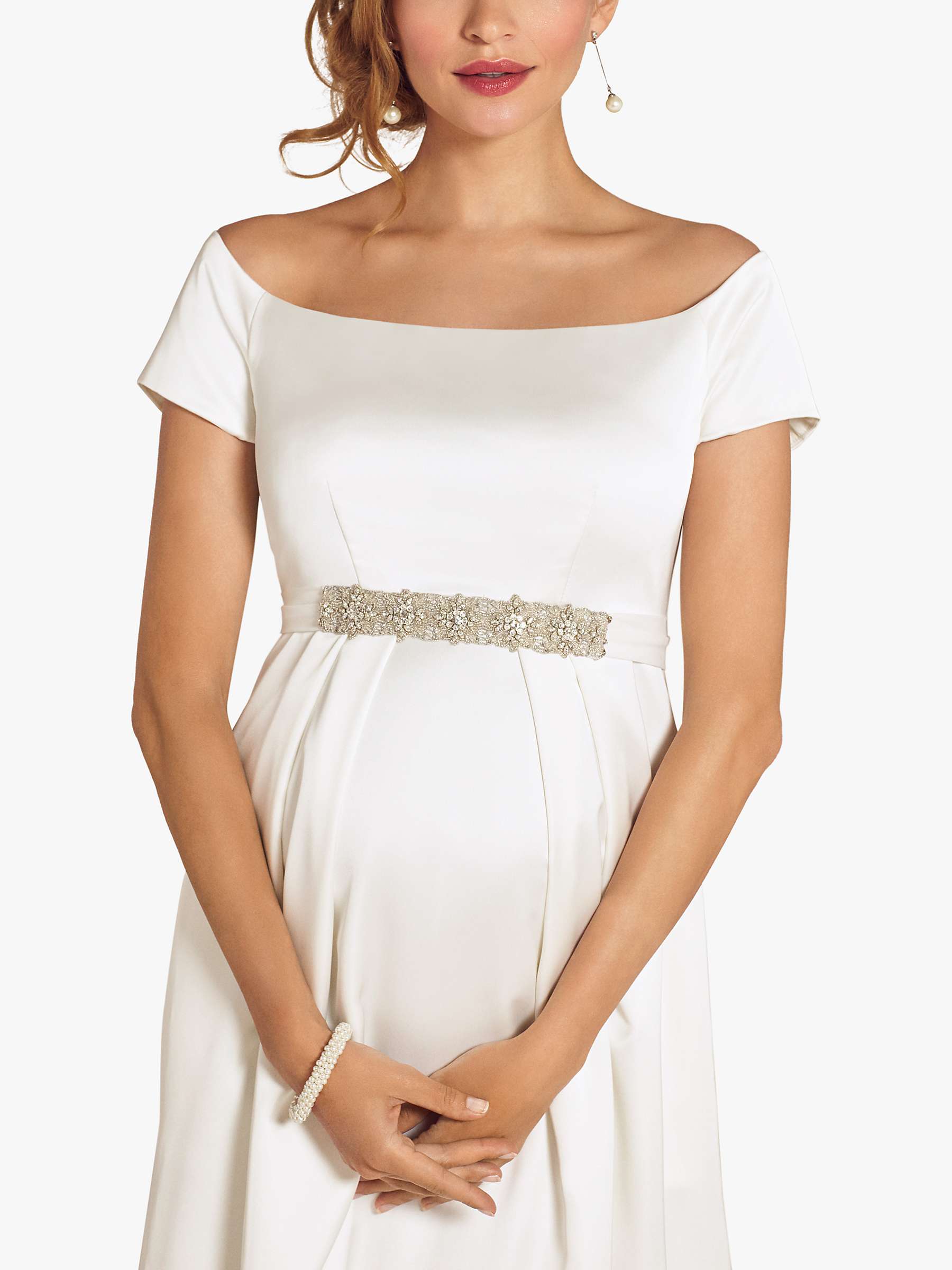 Buy Tiffany Rose Aria Maternity Wedding Dress, Ivory Online at johnlewis.com