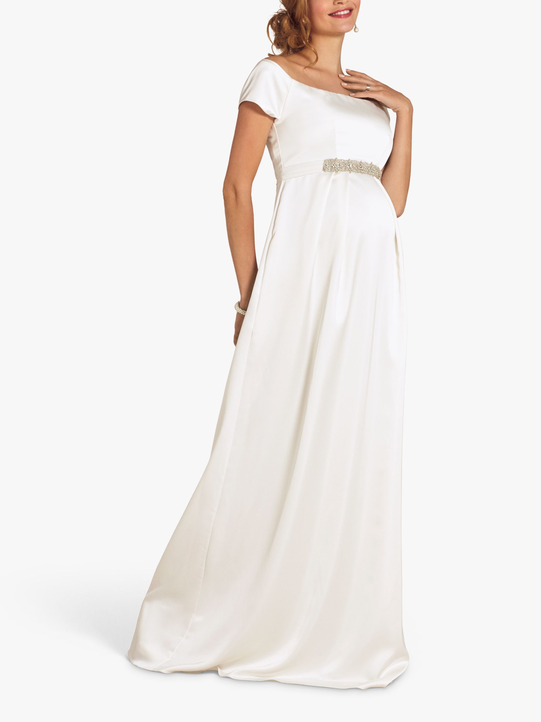 Tiffany Rose Aria Maternity Wedding Dress, Ivory, 6-8