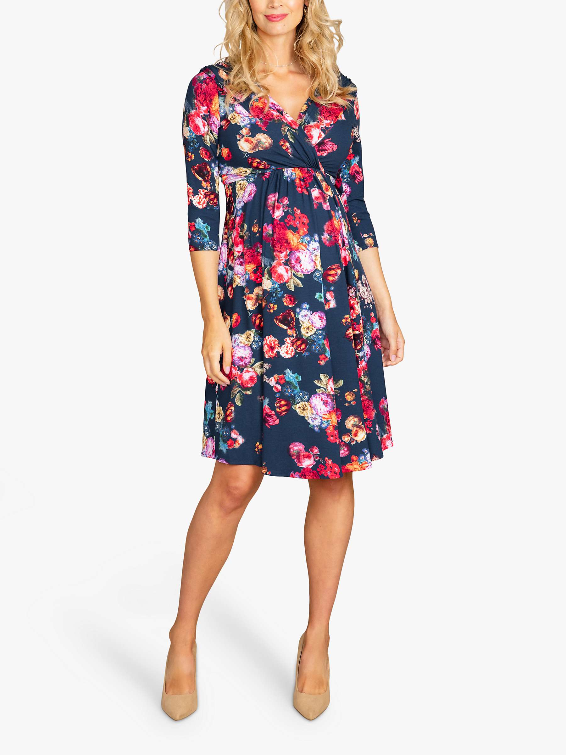 Buy Tiffany Rose Willow Floral Maternity Dress, Midnight Garden Online at johnlewis.com