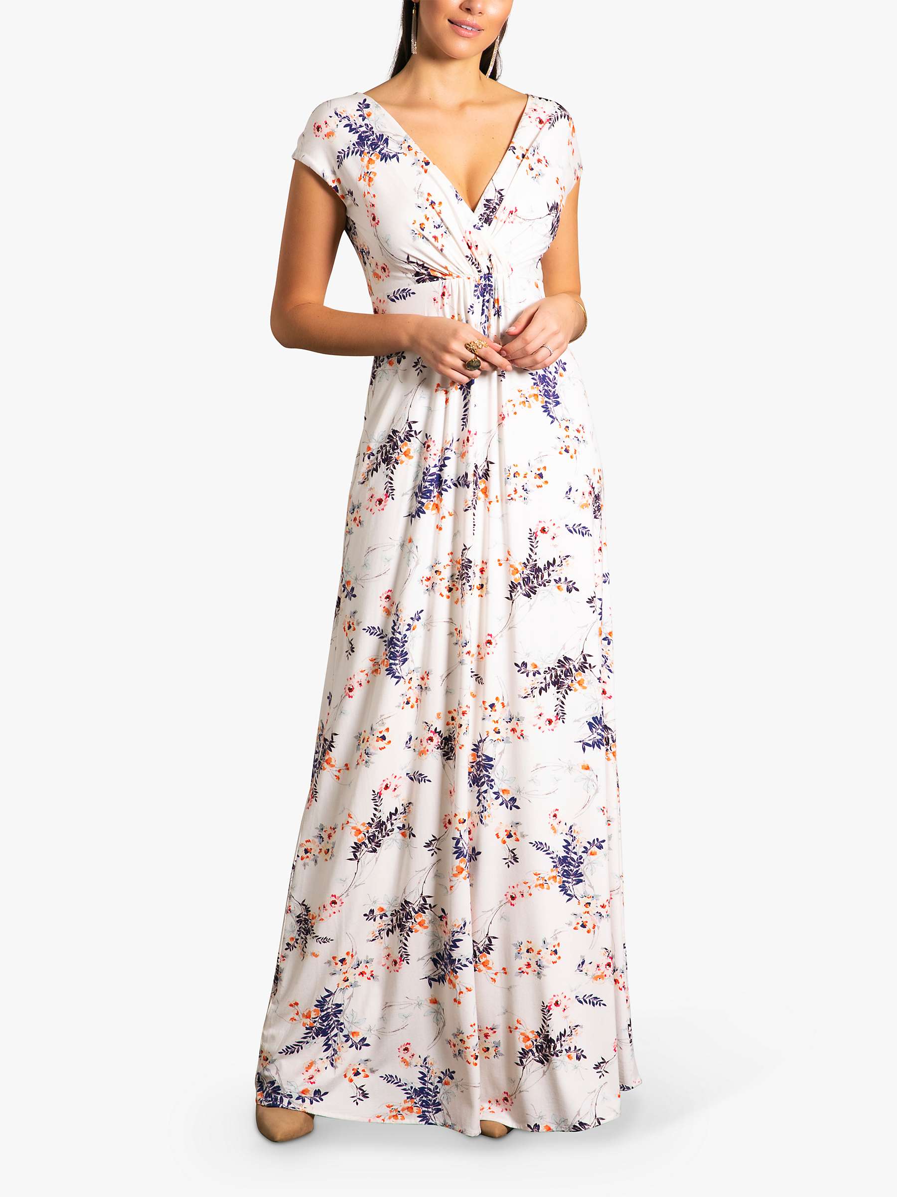 Buy Alie Street Sophia Floral Maxi Dress, Japanese Garden Online at johnlewis.com