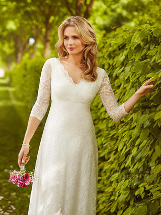Alie Street Anya Corded Lace Wedding Dress, Ivory