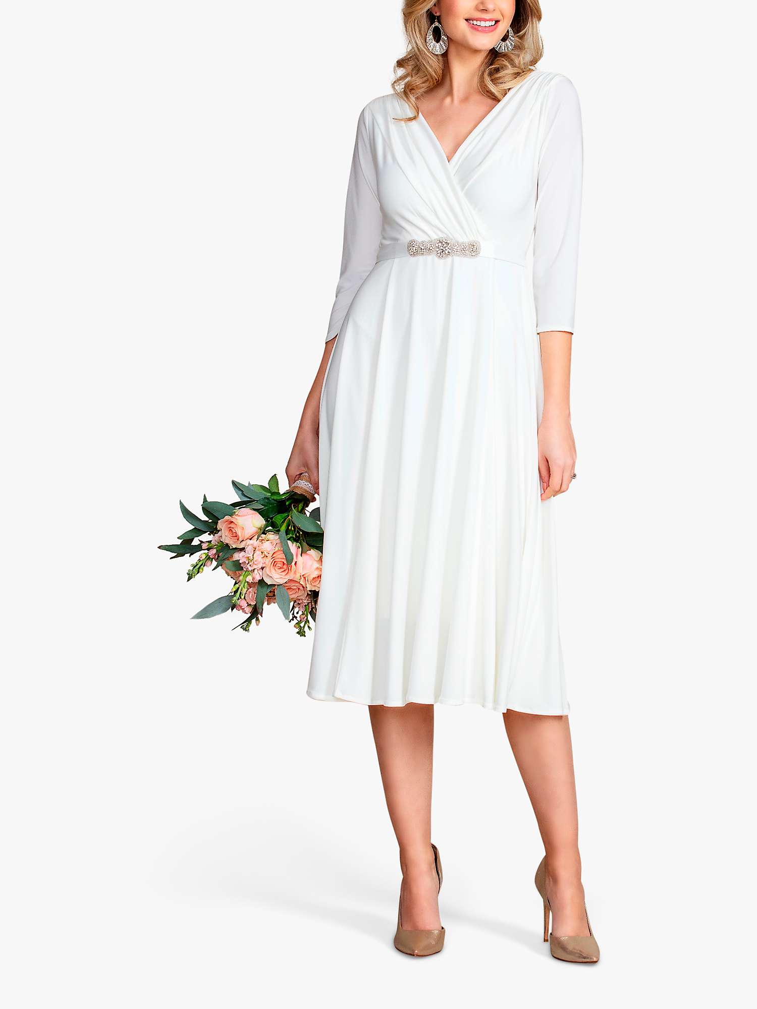 Buy Alie Street Annie Flared Wedding Dress, Ivory Online at johnlewis.com