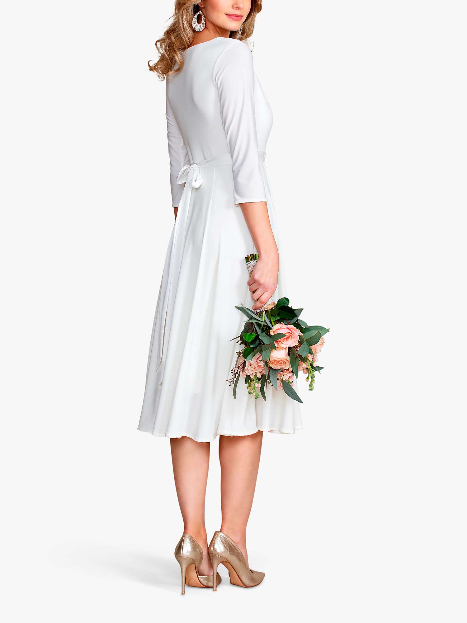 Buy Alie Street Annie Flared Wedding Dress, Ivory Online at johnlewis.com
