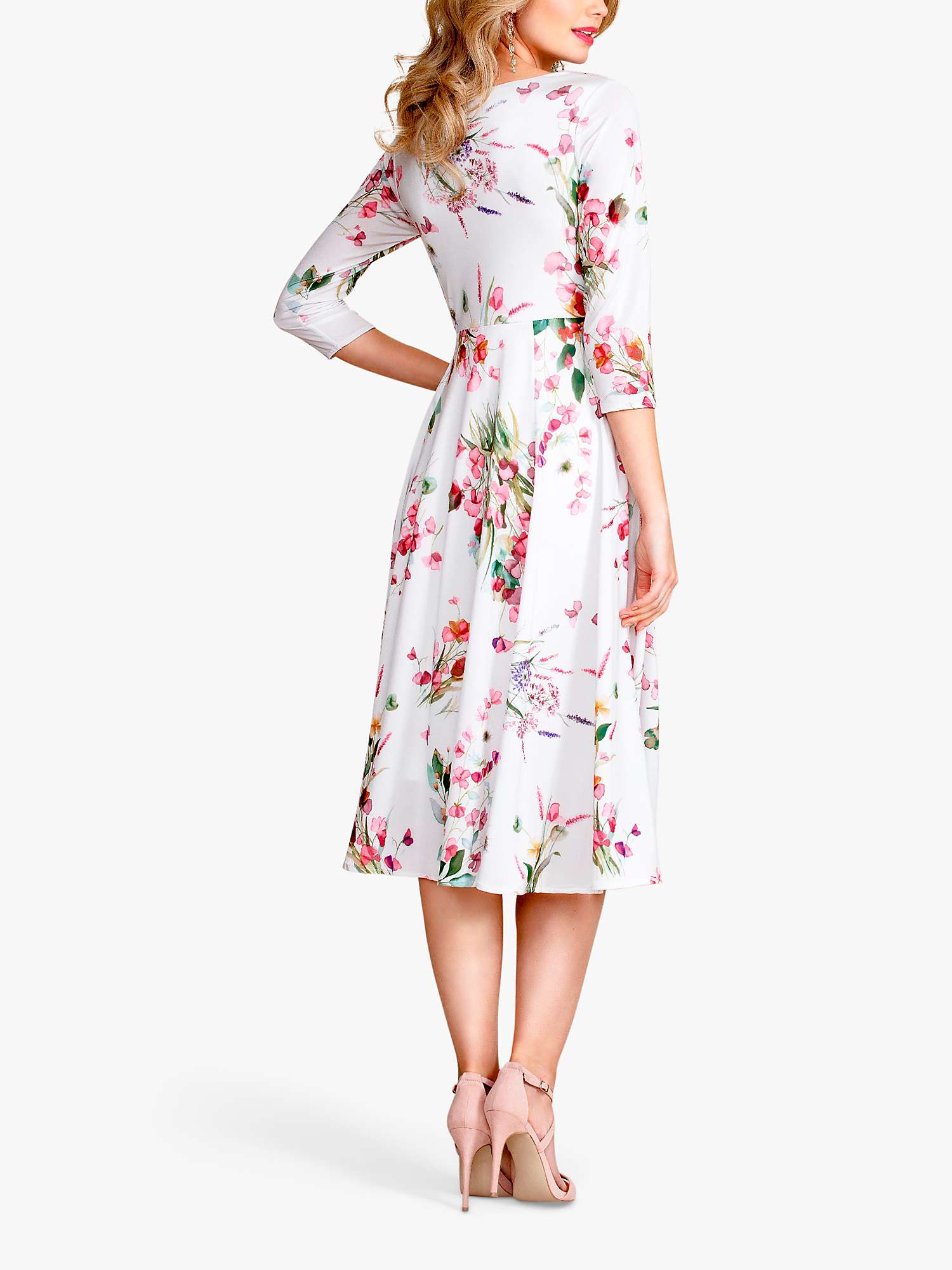 Buy Alie Street Annie Petal Wedding Dress, White/Multi Online at johnlewis.com