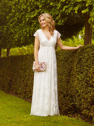 Alie Street Evangeline Intricate Lace Wedding Dress, Ivory Dream