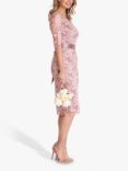 Alie Street Lila Floral Lace Shift Dress, Vintage Rose