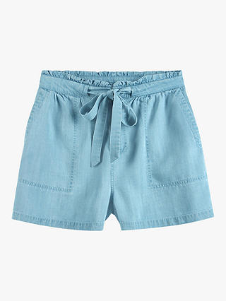 HUSH Chambray Shorts, Light Blue Authentic