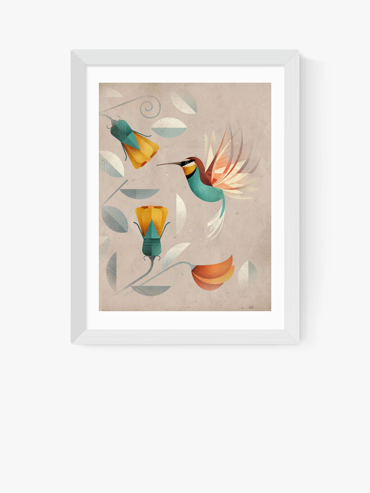 EAST END PRINTS Dieter Braun 'Hummingbird' Framed Print