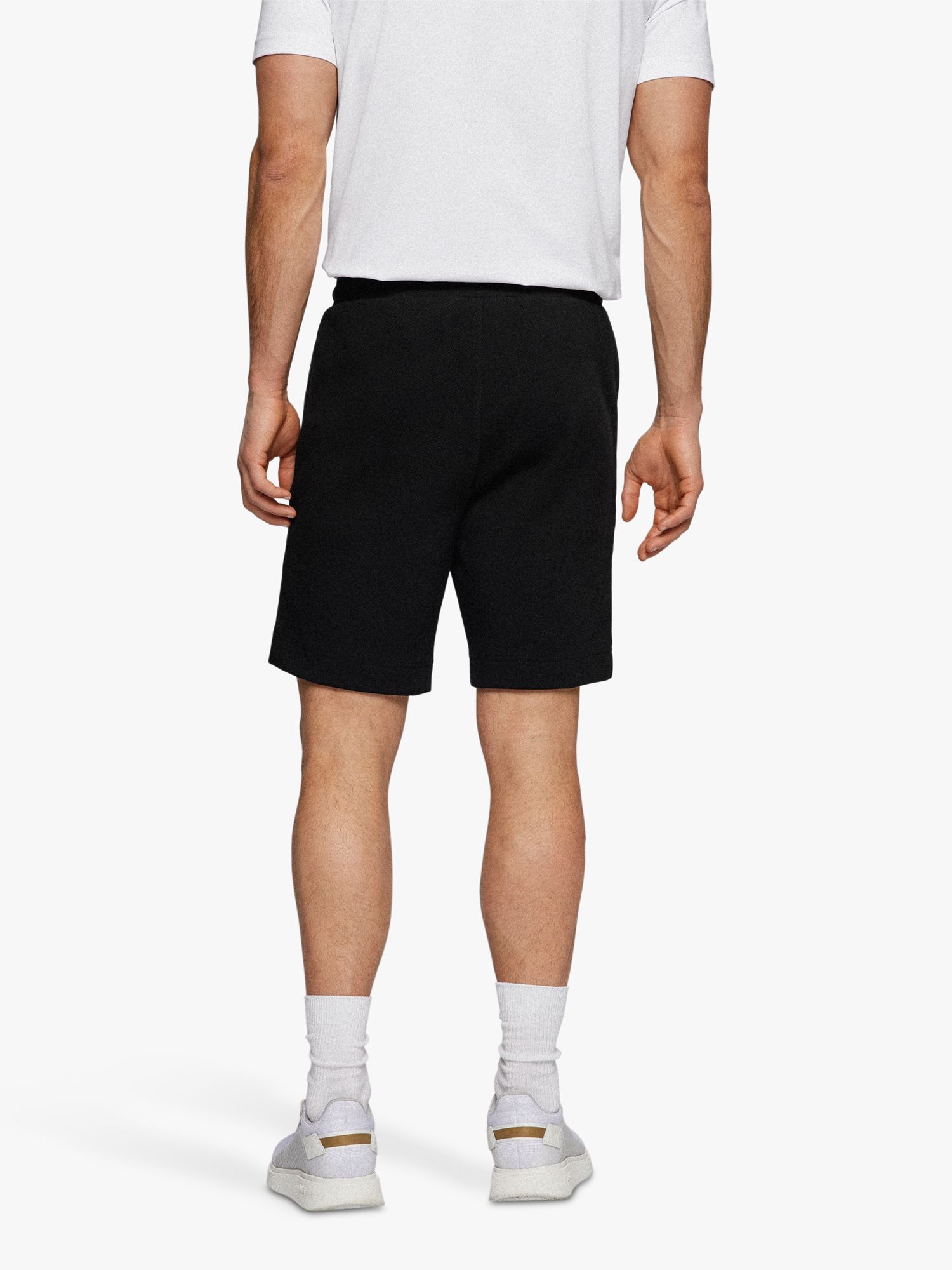 Curved Jogging Shorts - Black