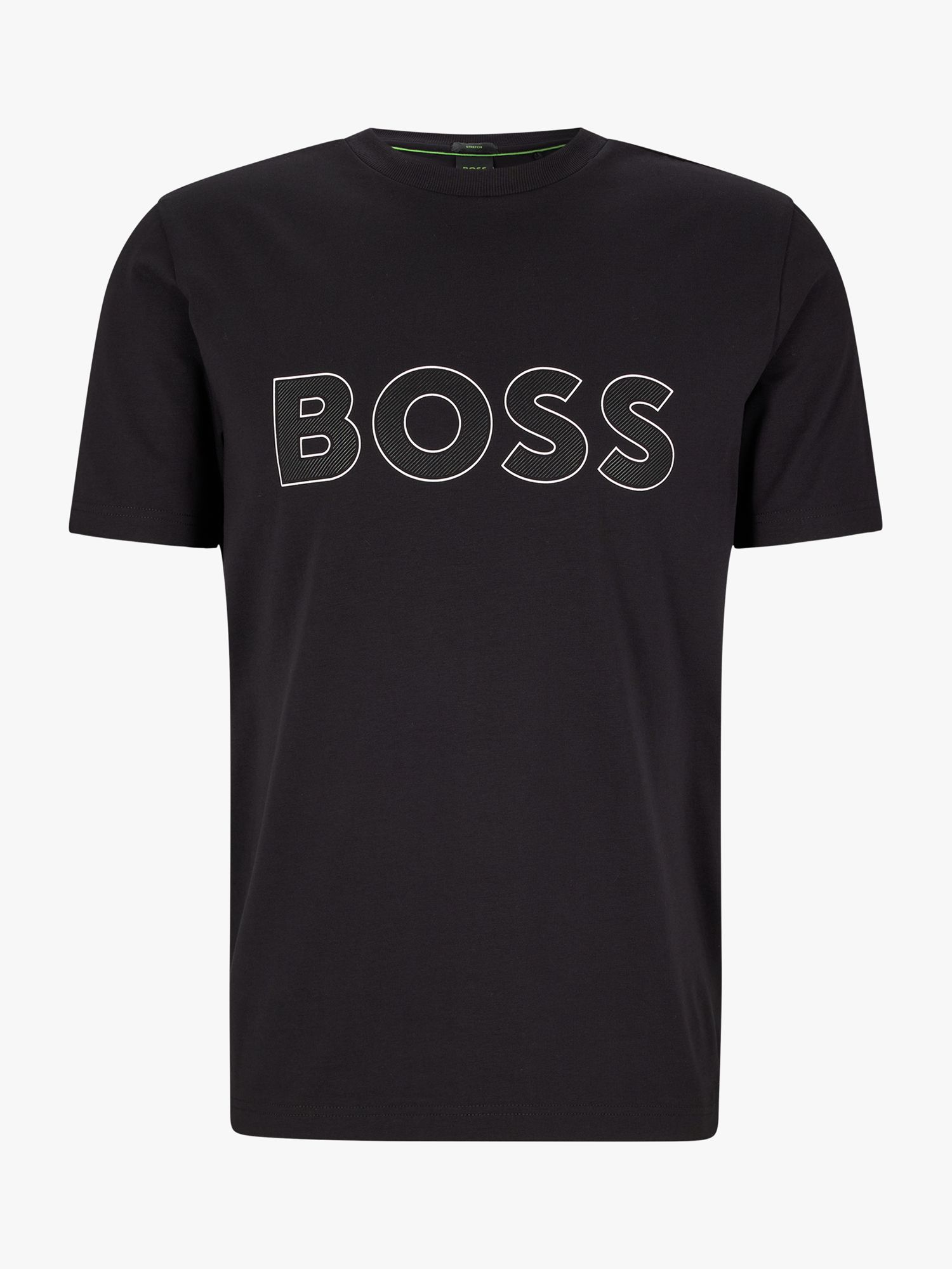 BOSS Tee 9, Black at John Lewis & Partners