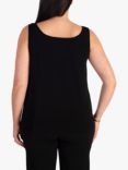 chesca Jersey Cami Top, Black