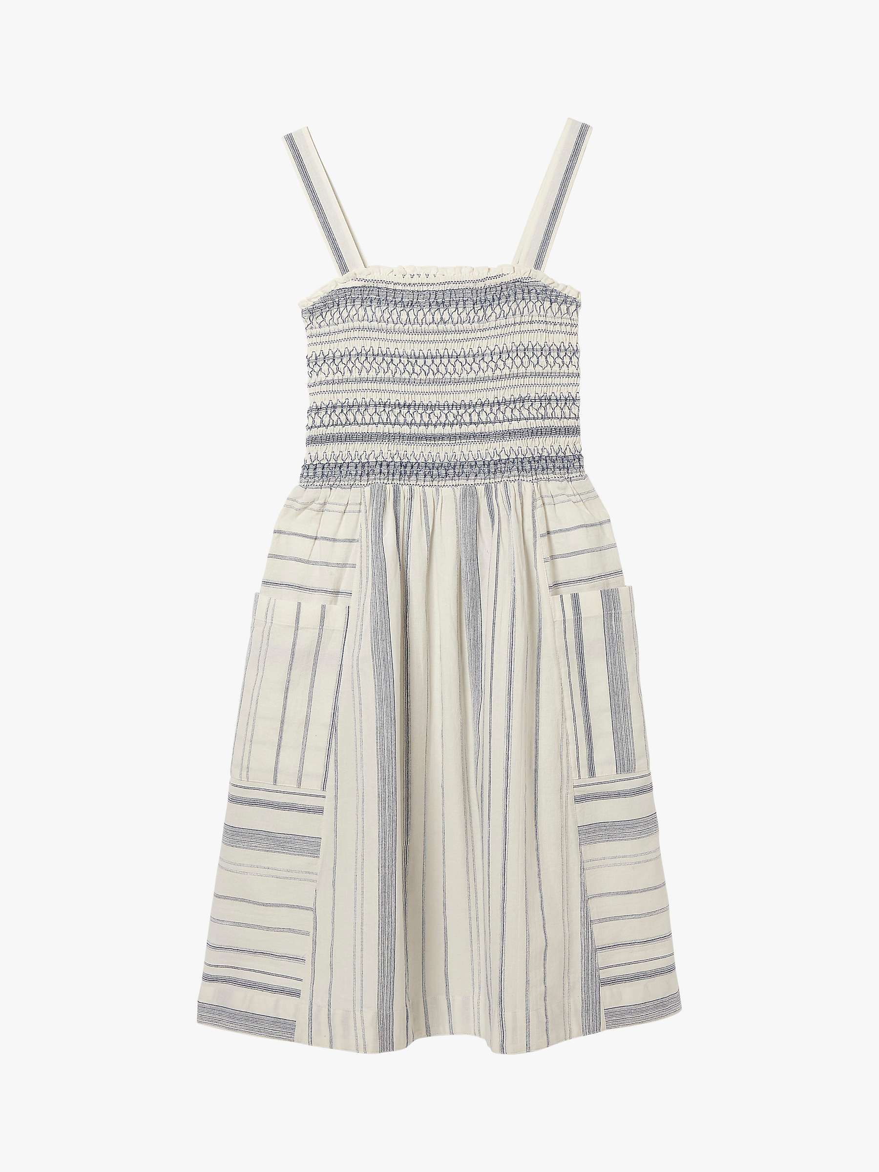 Buy FatFace Serena Stripe Sleeveless Dress, Multi Online at johnlewis.com
