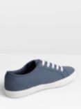 HUSH Henley Canvas Trainers, Navy