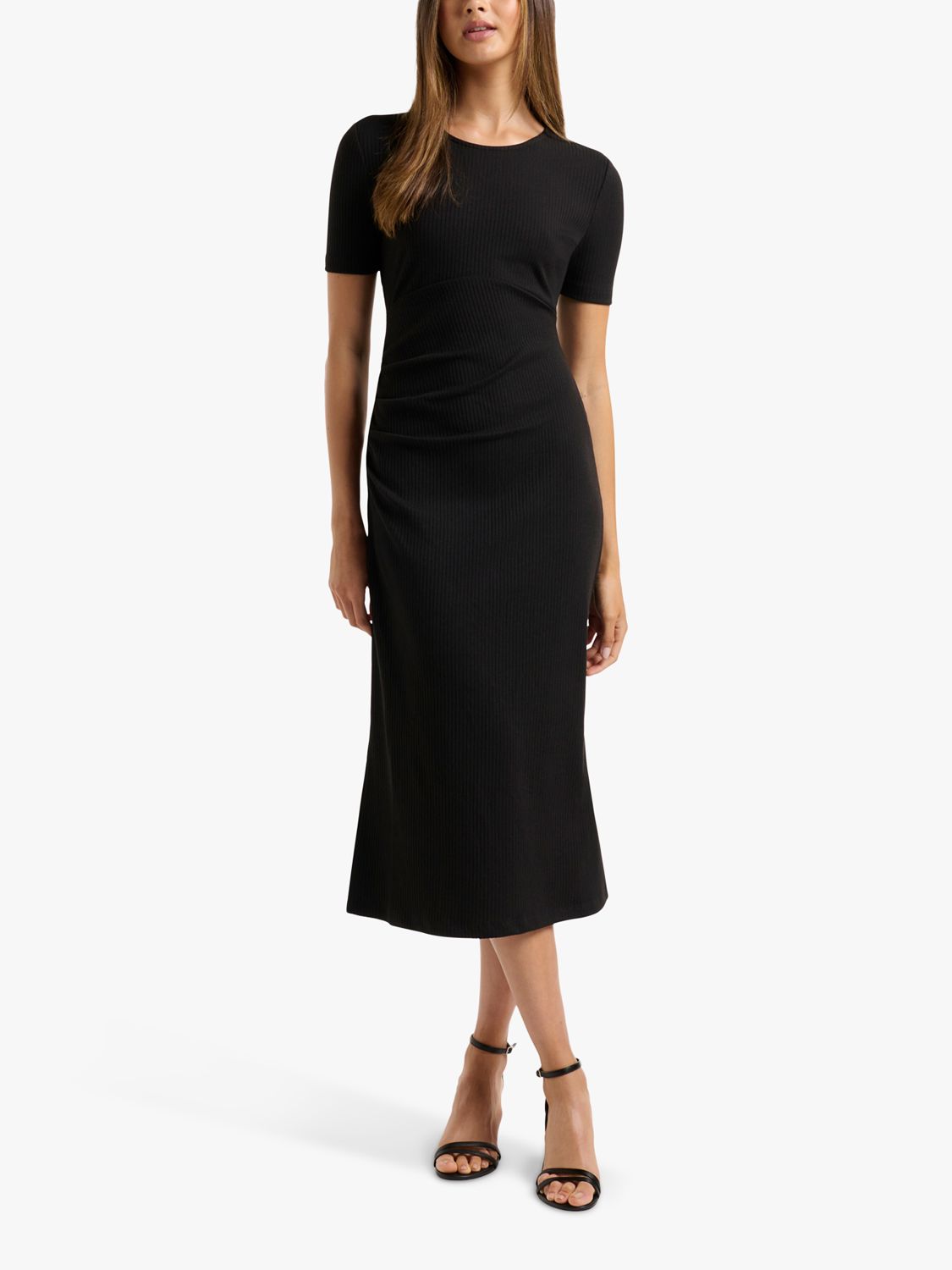 Forever New Elle Ruched Jersey Midi Dress