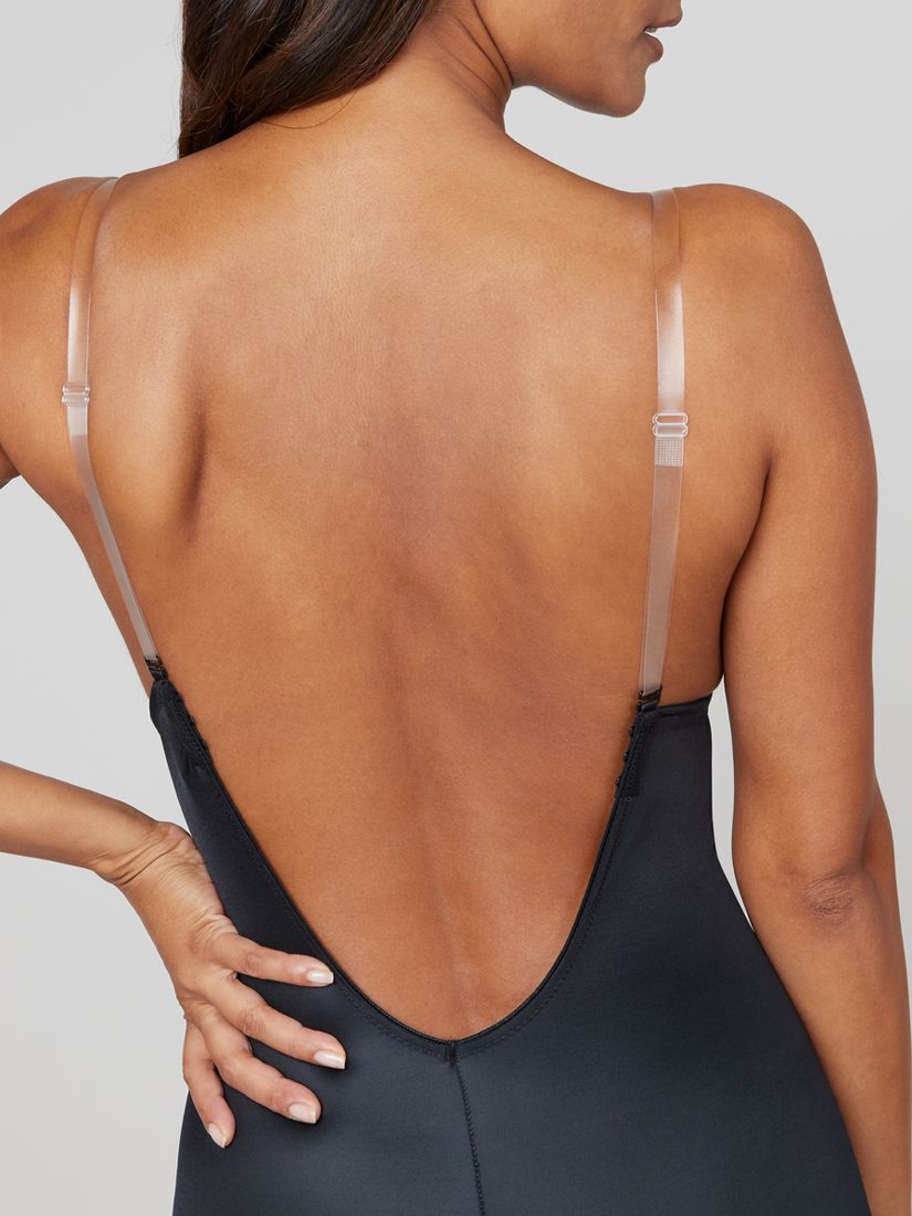 Suit Your Fancy Shaping Plunge Low-Back Thong Bodysuit