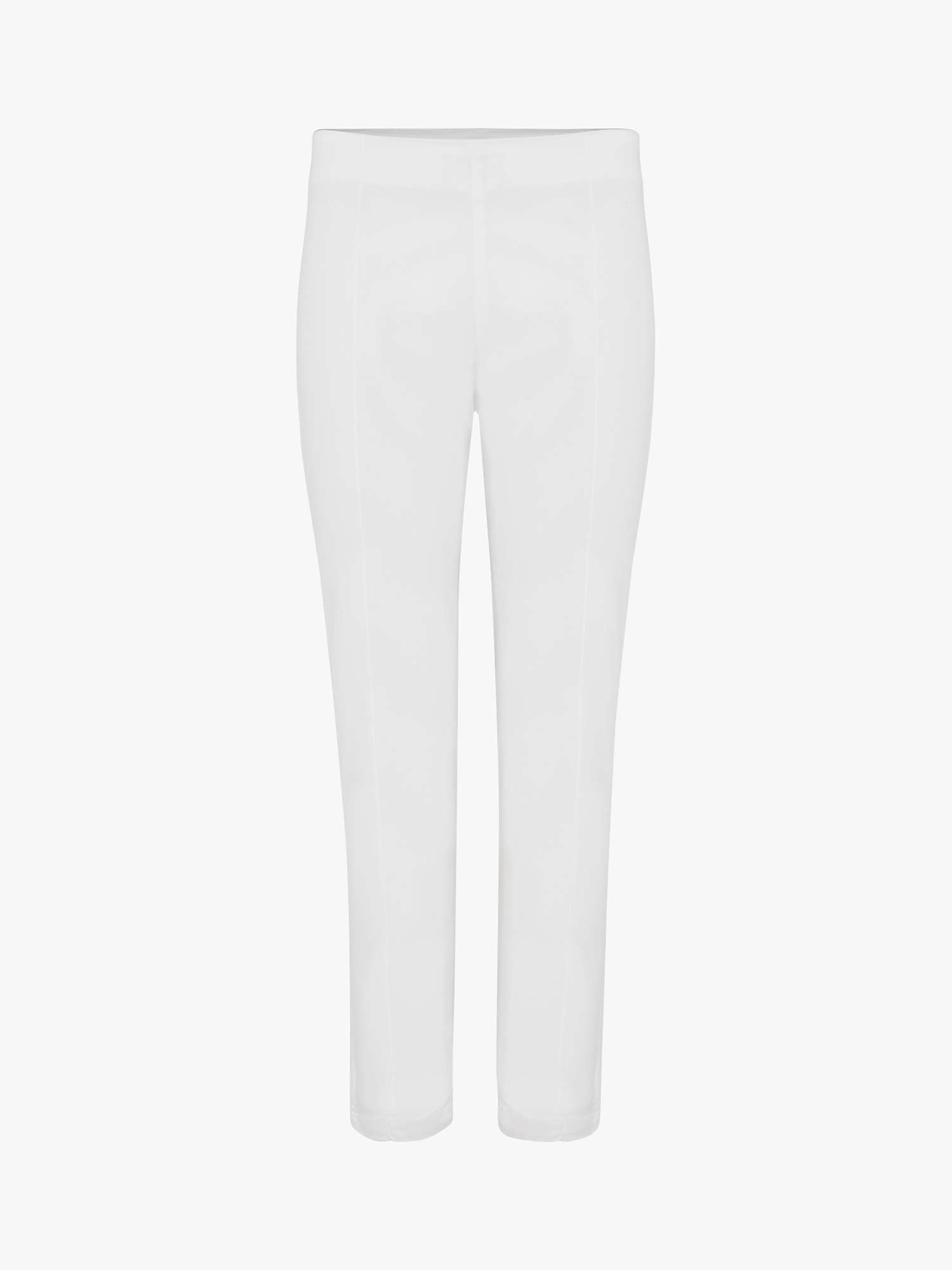 Phase Eight Miah Cropped Jeggings, White at John Lewis & Partners