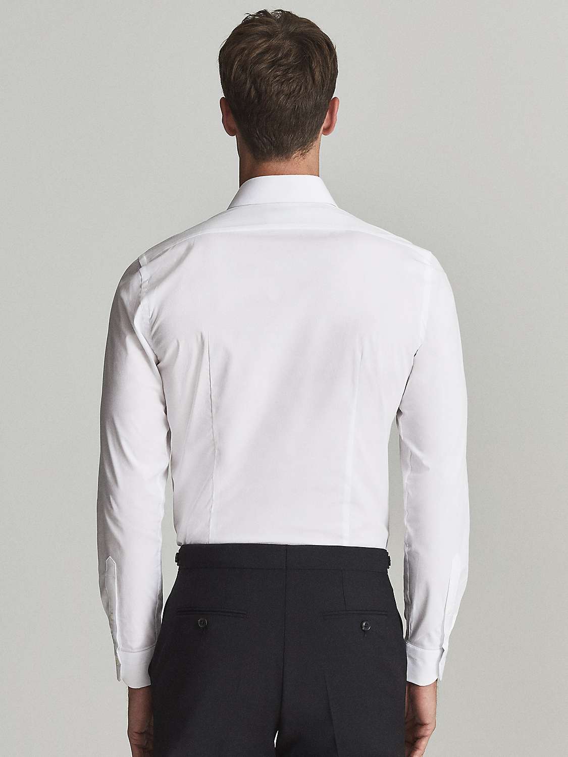 Buy Reiss Kiana Cotton Stretch Slim Fit Poplin Shirt Online at johnlewis.com