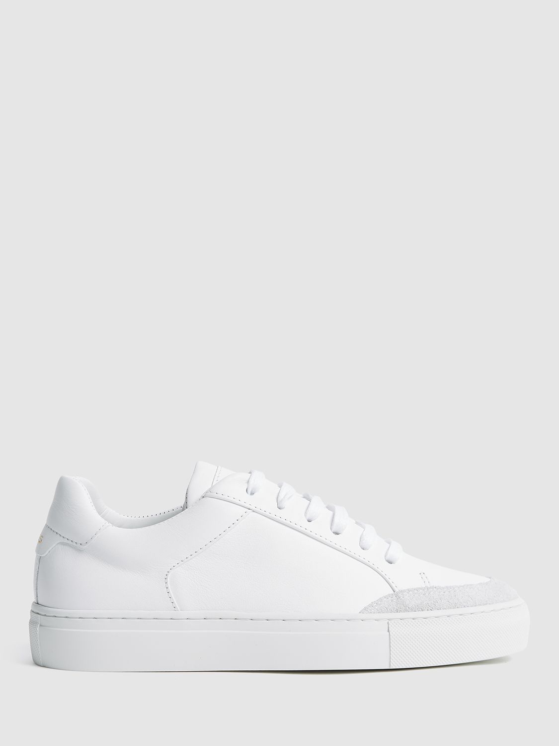 Buy Reiss Ashley Leather Low Top Trainers Online at johnlewis.com