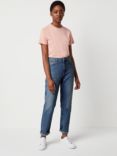 French Connection Straight Leg Stretch Jeans, Mid Blue