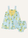Monsoon Baby Lemon Dress and Knicker Set