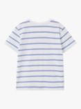 Crew Clothing Kids' Two Fish T-Shirt, Blue/White, Blue/White