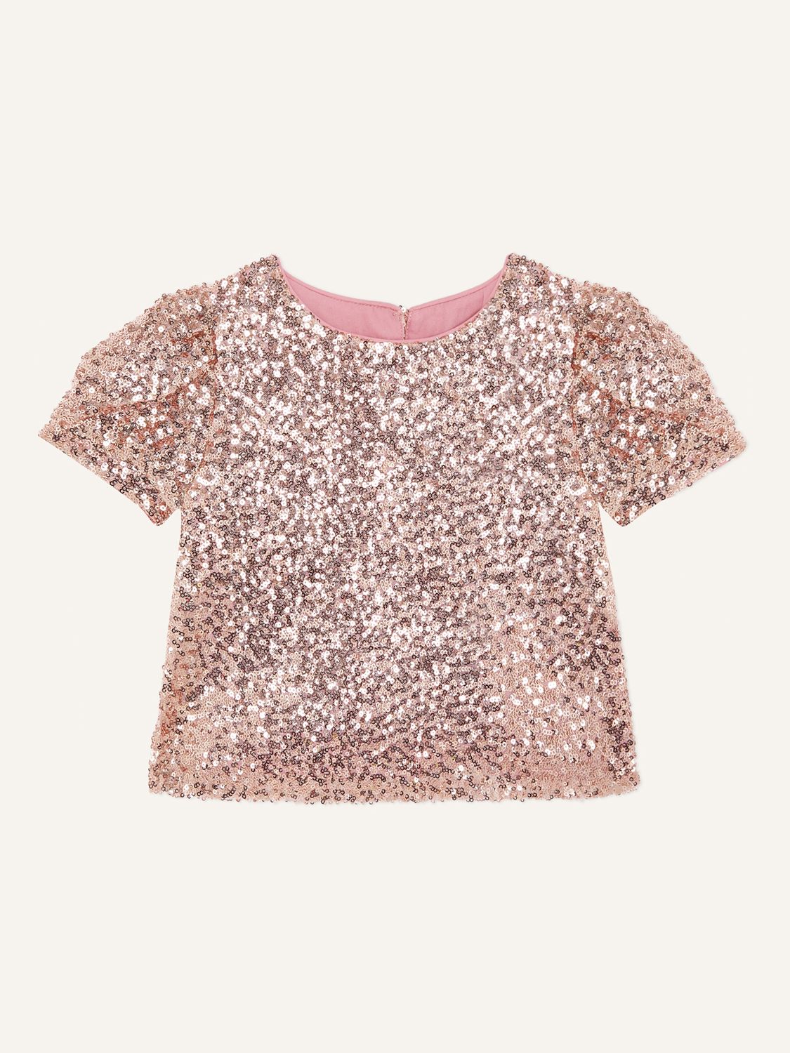 rose gold sequin top