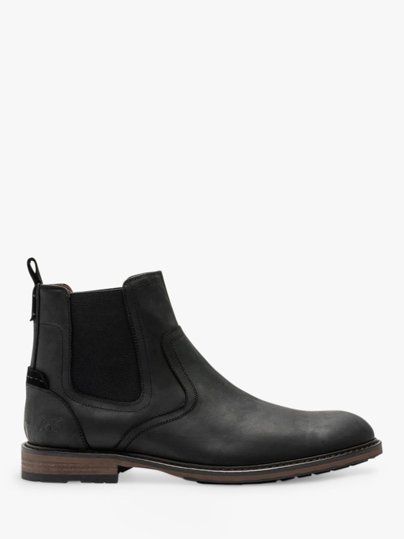 Rodd & Gunn Dargaville Leather Chelsea Boots Onyx 12 male Upper: leather, Sole: rubber, Lining: textile, leather