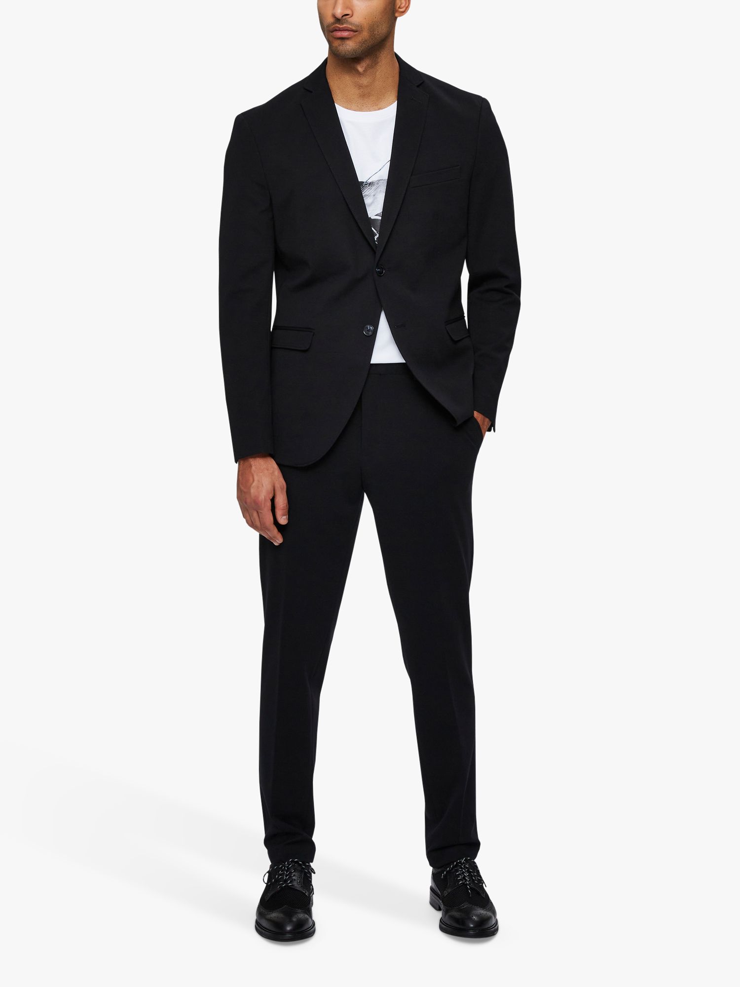 SELECTED HOMME Regular Fit Suit Jacket, Black, 38R