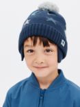 John Lewis Kids' Star Moon Trapper Hat, Blue