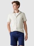 Rodd & Gunn Ellerslie Linen Slim Fit Short Sleeve Shirt, Flax