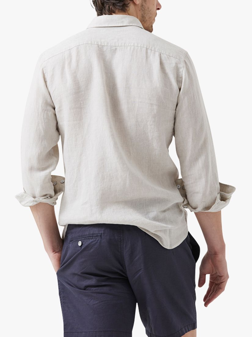 Buy Rodd & Gunn Seaford Long Sleeve Slim Fit Linen Shirt Online at johnlewis.com