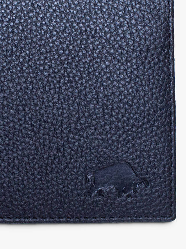 Raging Bull Leather Card Wallet, Black