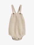 The Little Tailor Baby Knitted Romper, Fawn
