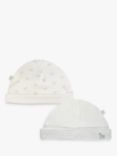 The Little Tailor Baby Cotton Hat Set, Pack of 2