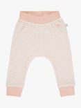 The Little Tailor Kids' Stripe Print Joggers, Pink