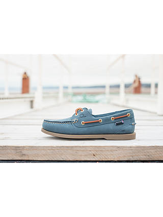 Chatham Deck II G2 Leather Boat Shoes, Blue