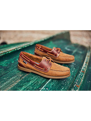 Chatham Bermuda II G2 Leather Boat Shoes, Tan