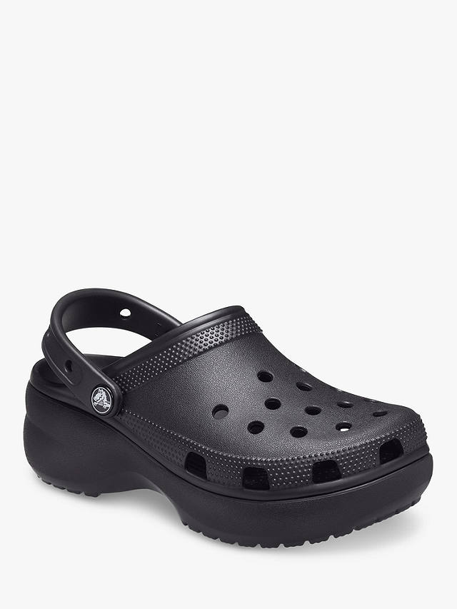 Crocs Classic Platform Clogs, Black