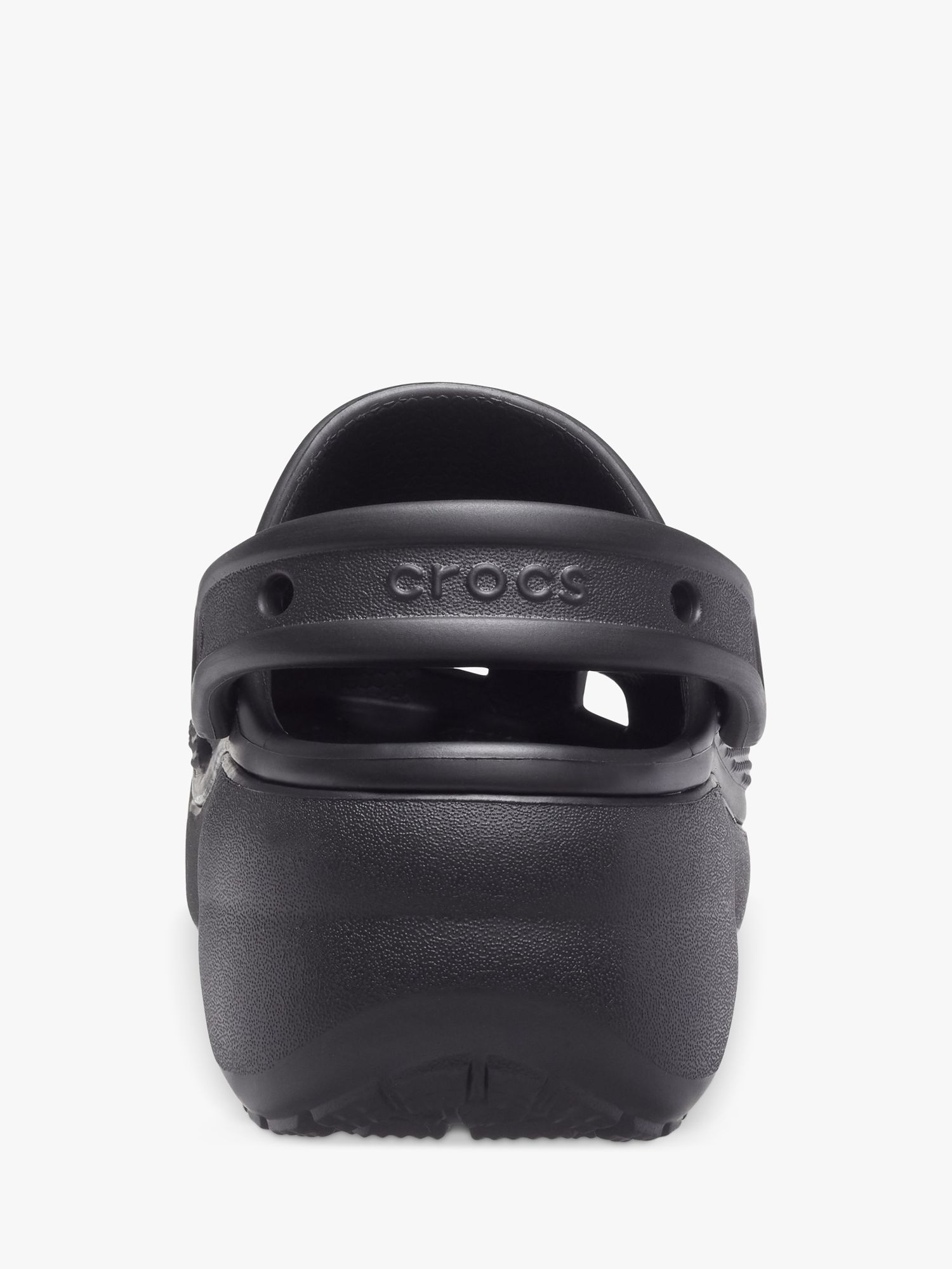 Crocs Classic Platform Clogs, Black, 3