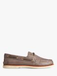 Sperry Gold Cup Authentic Original Leather Boat Shoes, Charcoal