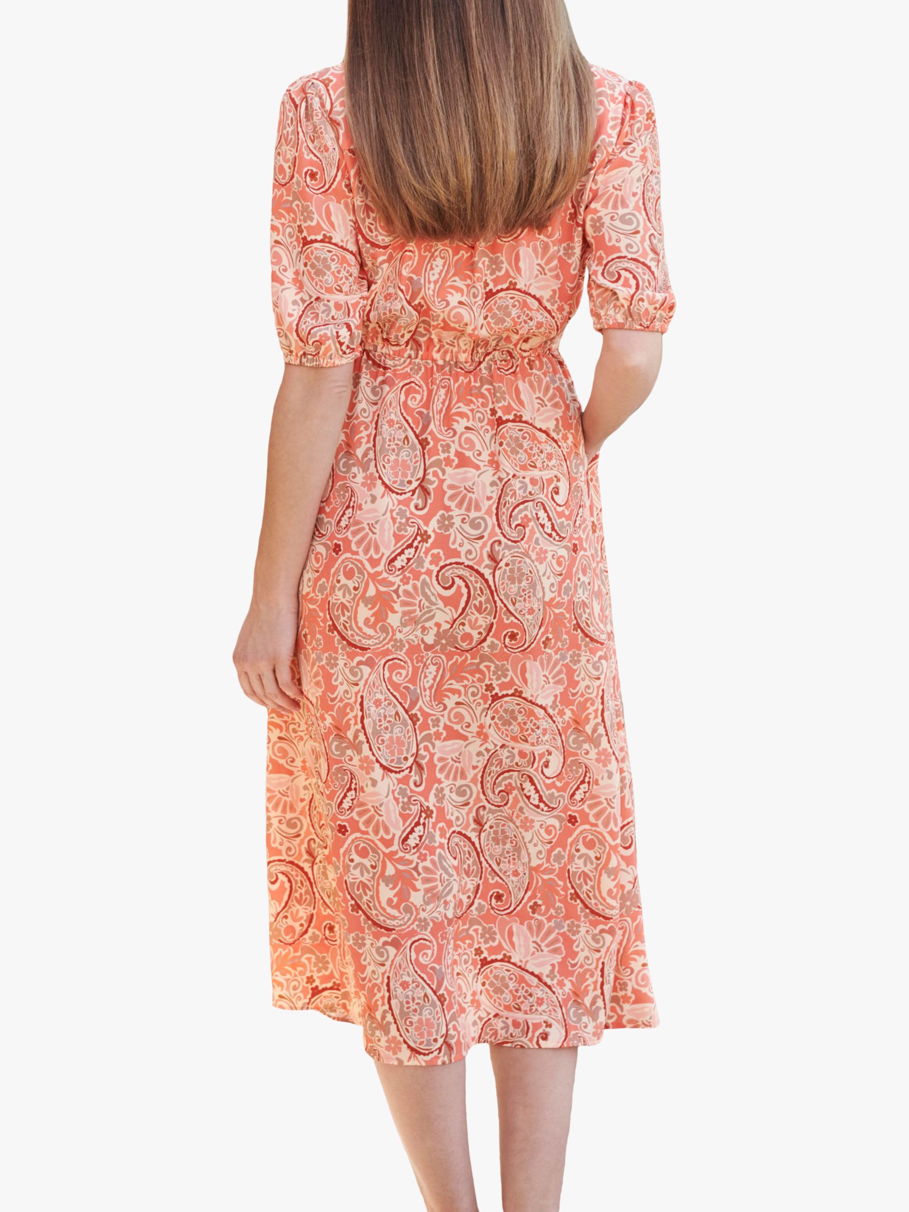 Buy Pure Collection Kasbah Print Midi Dress, Multi Online at johnlewis.com