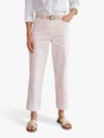 Pure Collection Capri Trousers, Light Pink