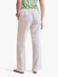 Pure Collection Wide Leg Trousers, Ivory