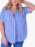 Live Unlimited Striped Blouse, Blue/White