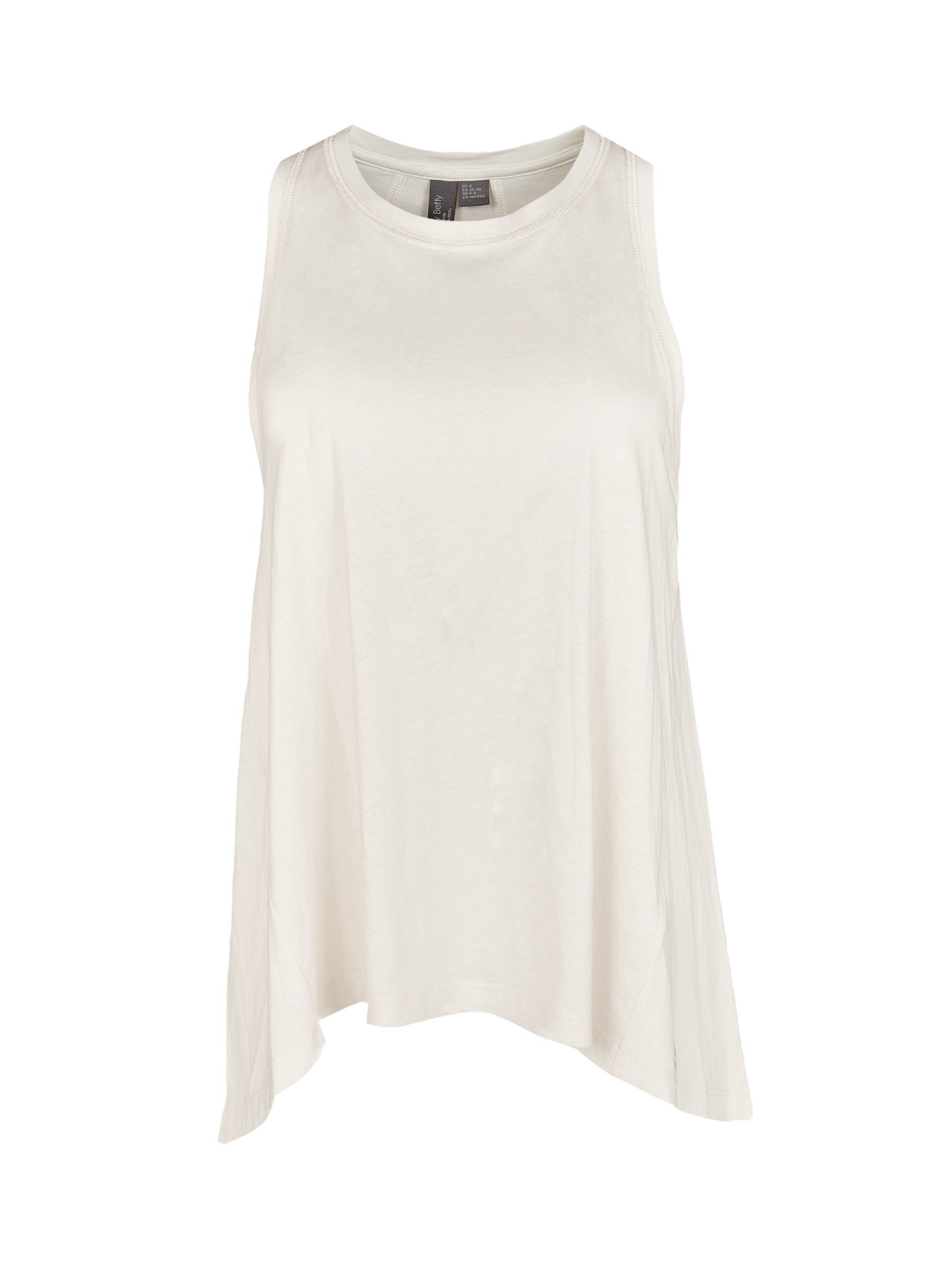 Sweaty Betty Easy Peazy Relaxed Fit Vest, Lily White at John Lewis ...