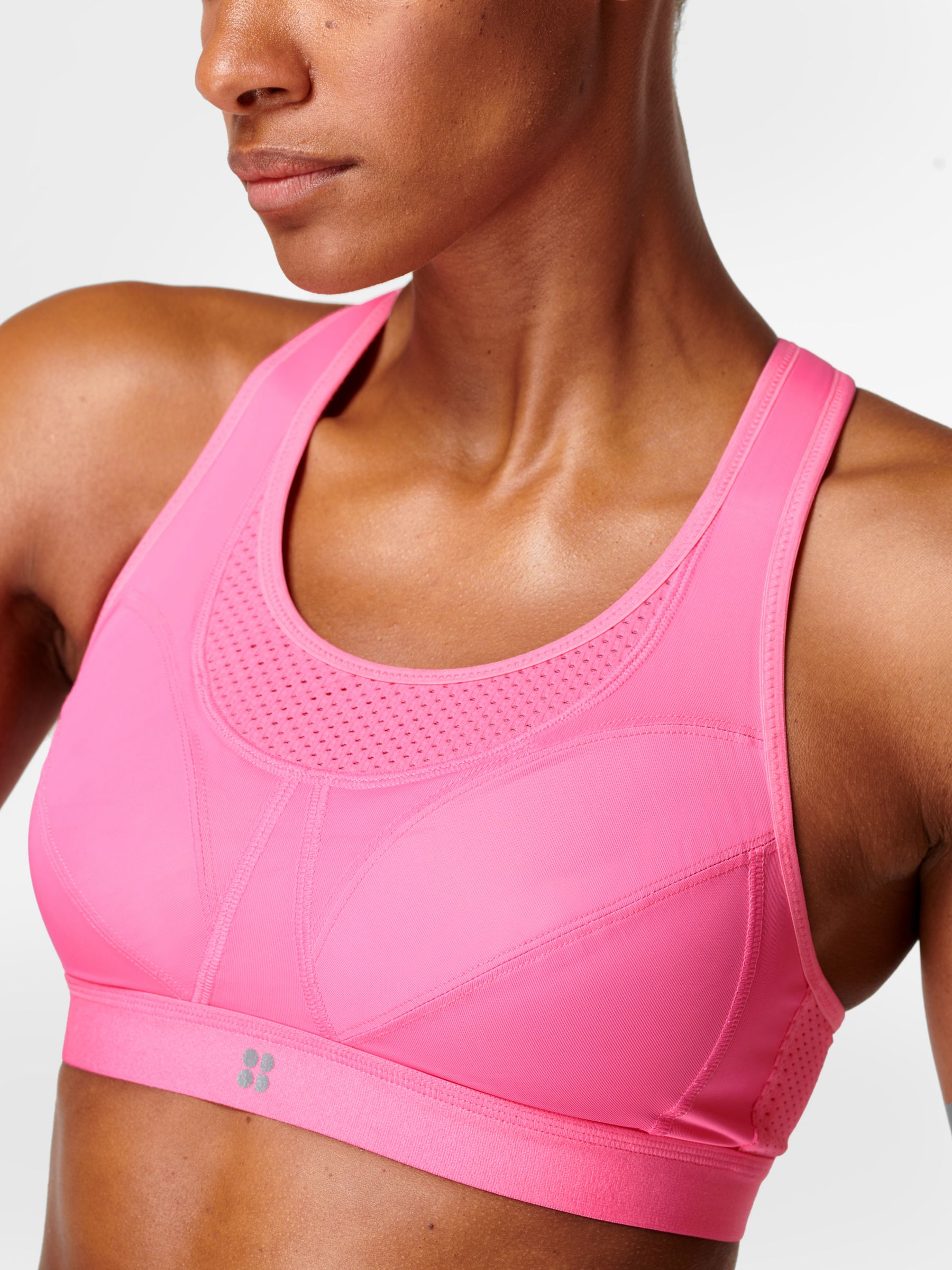 SWEATY BETTY Studio open-back sports bra M MEDIUM VELVET ROSE PINK NEW