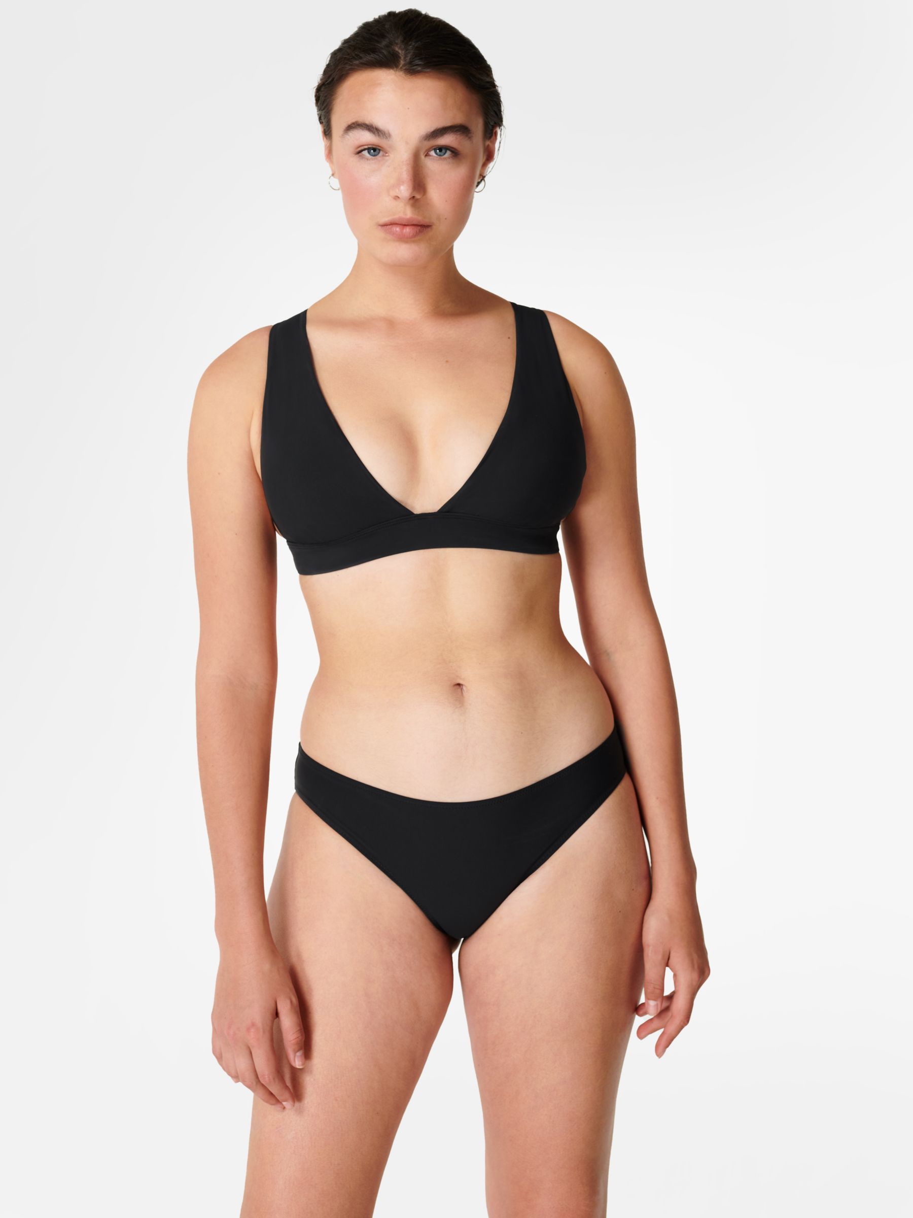 Sweaty Betty Peninsula Xtra Life Bikini Top, Black, XXS
