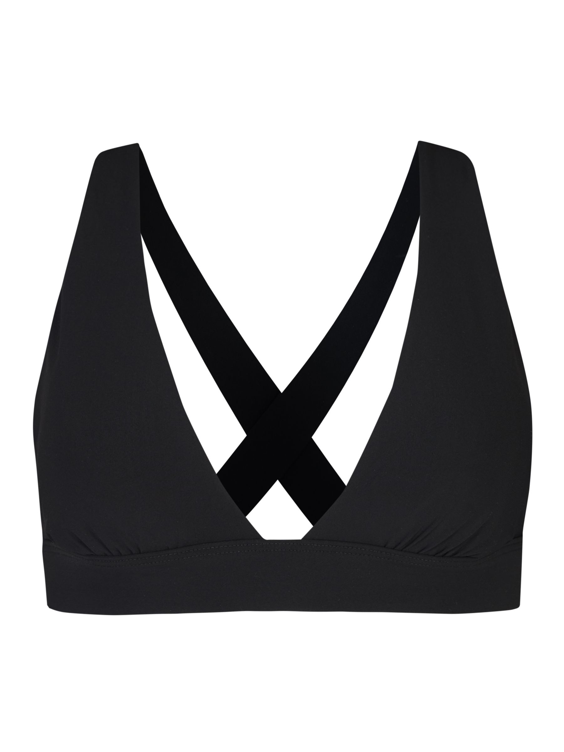 Sweaty Betty Peninsula Xtra Life Bikini Top, Black at John Lewis & Partners
