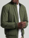 Superdry Training Bomber Jacket, Dark Moss