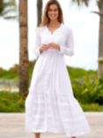 Aspiga Broderie Maxi Dress, White